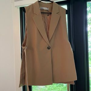 Tan ZARA Vest , Size Small